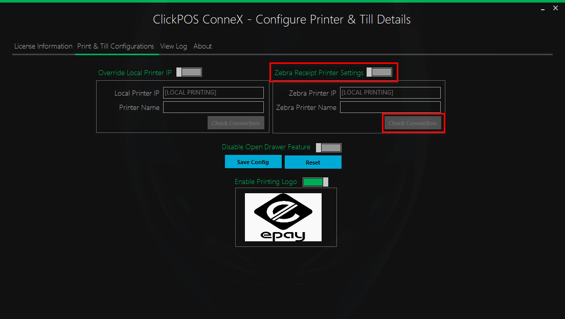 Web POS | CP ConneX - Label Printing Configuration – ClickPOS